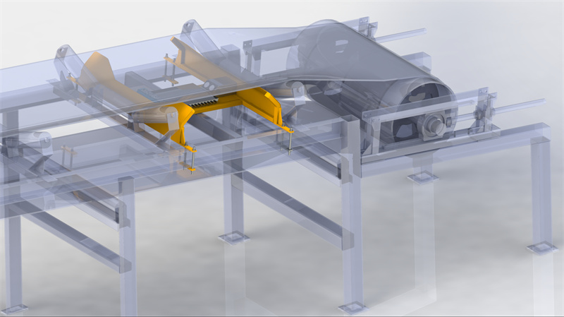 输送带纵撕检测系统